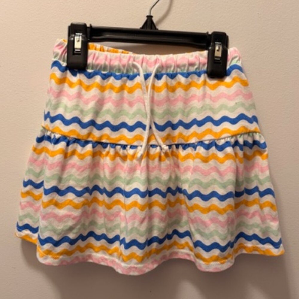 Tiered Jersey-Knit Skort